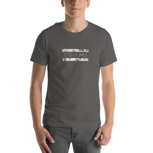 Bamboo Leaves - I M H O T Mirrored Unisex T-Shirt - Image 7