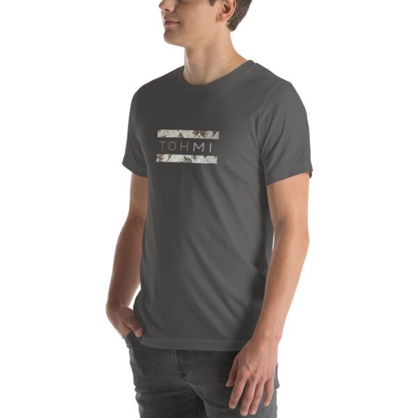 Bamboo Leaves - I M H O T Mirrored Unisex T-Shirt - Image 8