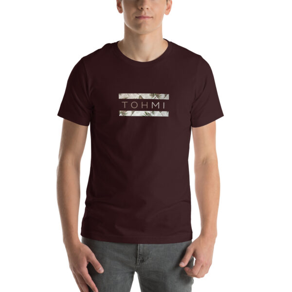Bamboo Leaves - I M H O T Mirrored Unisex T-Shirt - Image 5