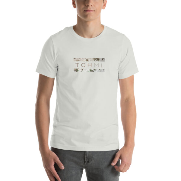 Bamboo Leaves - I M H O T Mirrored Unisex T-Shirt - Image 13