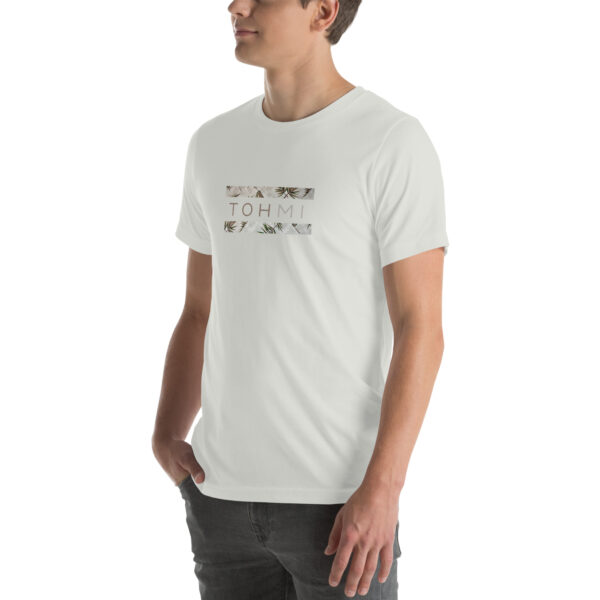 Bamboo Leaves - I M H O T Mirrored Unisex T-Shirt - Image 14