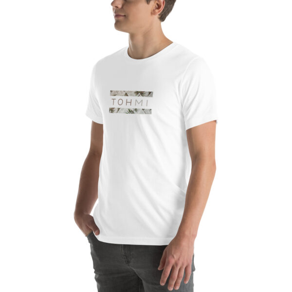 Bamboo Leaves - I M H O T Mirrored Unisex T-Shirt - Image 18