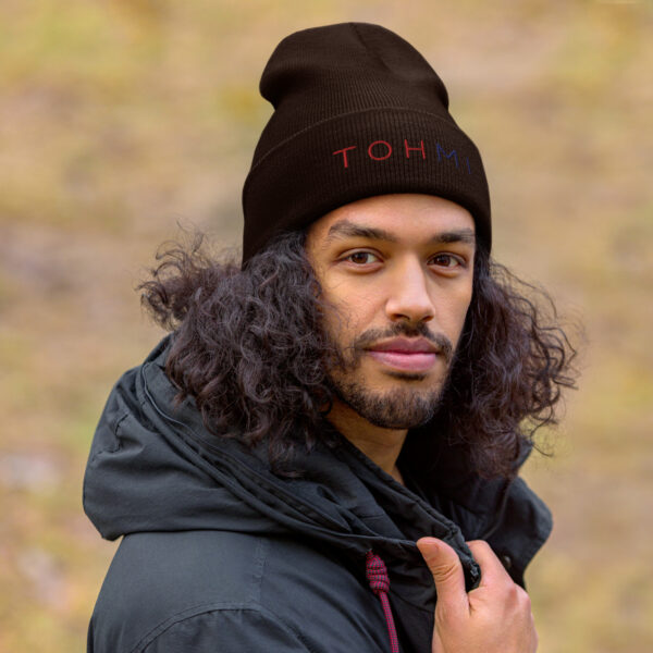 I M H O T Mirrored Cuffed Beanie - Image 3