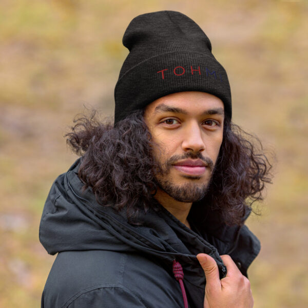 I M H O T Mirrored Cuffed Beanie - Image 5