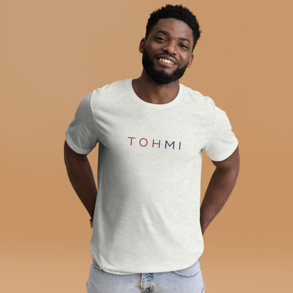 Red/Blue Letters - I M H O T Mirrored Unisex t-shirt - Image 21