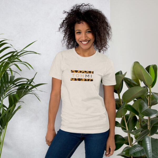 Leopard Print - I M H O T Mirrored Unisex t-shirt - Image 4