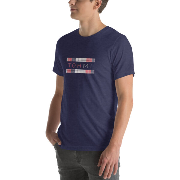 Plaid Print - I M H O T Mirrored Unisex T-Shirt - Image 10