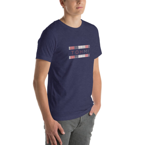 Plaid Print - I M H O T Mirrored Unisex T-Shirt - Image 12