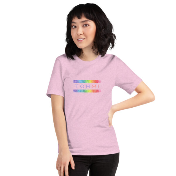 Rainbow Print - I M H O T Mirrored Unisex t-shirt - Image 6