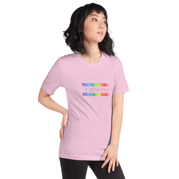 Rainbow Print - I M H O T Mirrored Unisex t-shirt - Image 7
