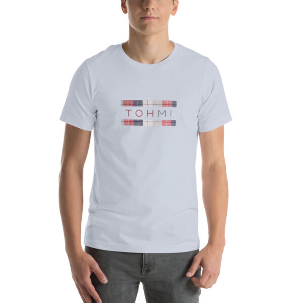 Plaid Print - I M H O T Mirrored Unisex T-Shirt - Image 13
