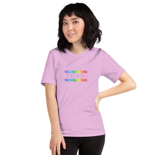 Rainbow Print - I M H O T Mirrored Unisex t-shirt - Image 8