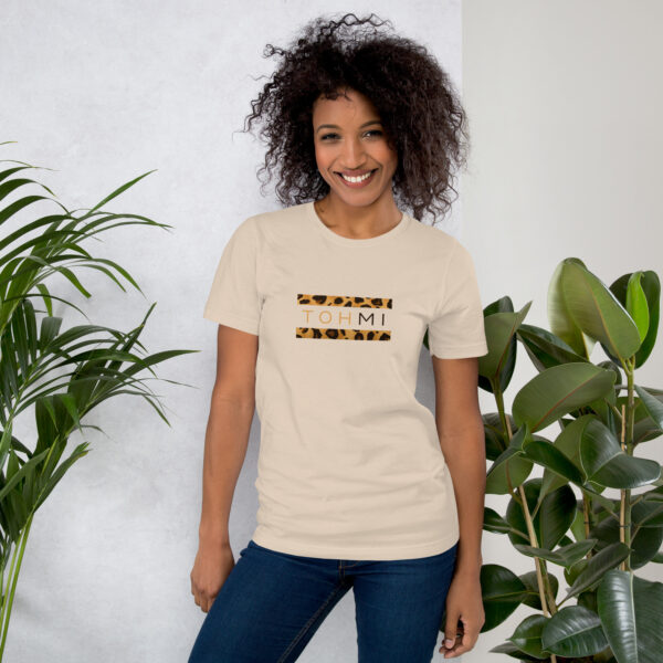 Leopard Print - I M H O T Mirrored Unisex t-shirt - Image 3