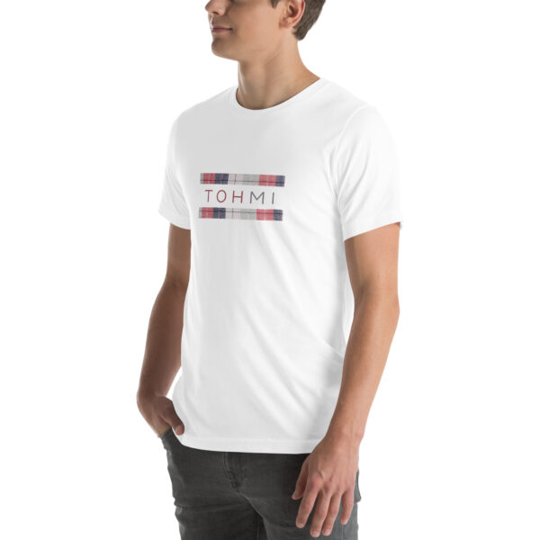 Plaid Print - I M H O T Mirrored Unisex T-Shirt - Image 34