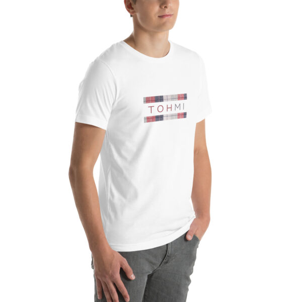 Plaid Print - I M H O T Mirrored Unisex T-Shirt - Image 36