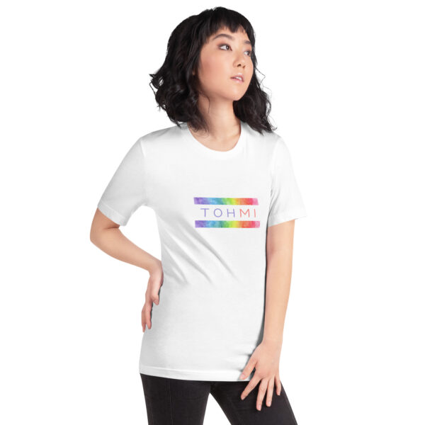 Rainbow Print - I M H O T Mirrored Unisex t-shirt - Image 10