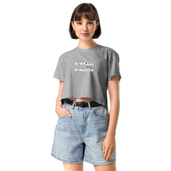 Make Up Print - I M H O T Mirrored crop top - Image 6