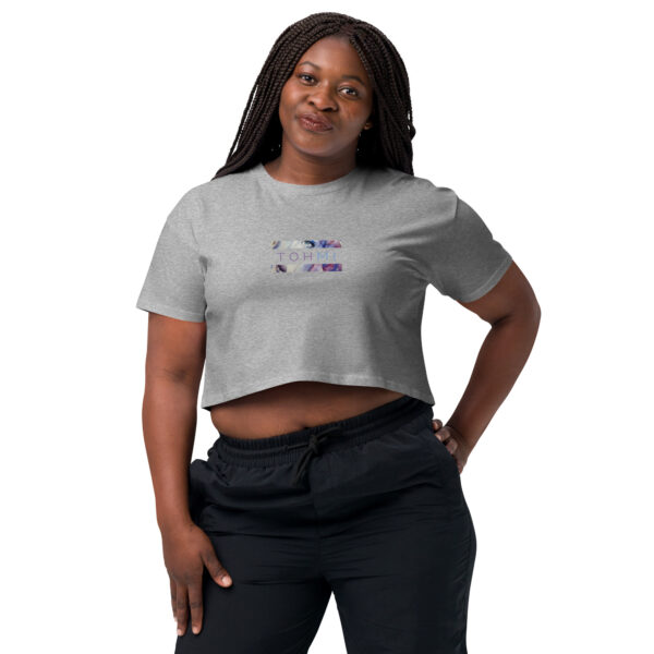 Abstract Artsy - I M H O T Mirrored crop top - Image 2