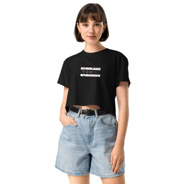 Make Up Print - I M H O T Mirrored crop top - Image 2