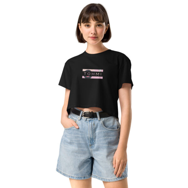 Vinyl/Headphones - I M H O T Mirrored crop top - Image 2