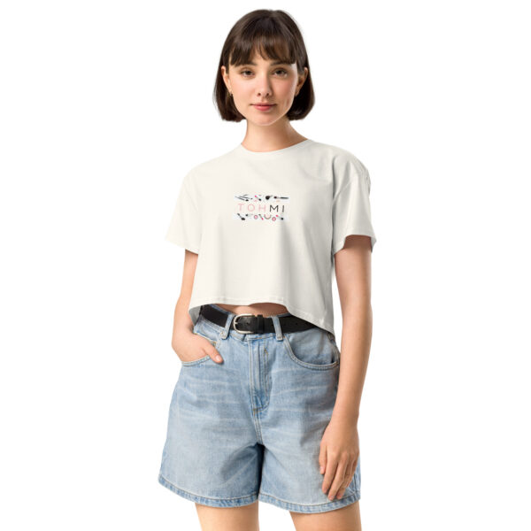 Make Up Print - I M H O T Mirrored crop top - Image 8