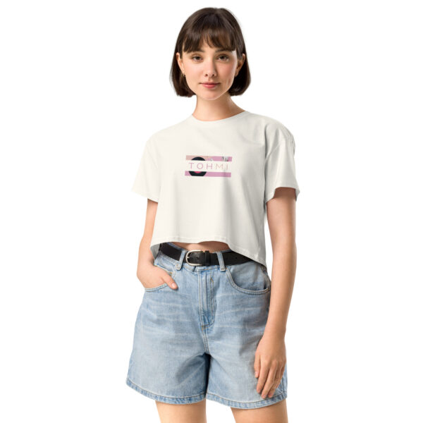 Vinyl/Headphones - I M H O T Mirrored crop top - Image 7