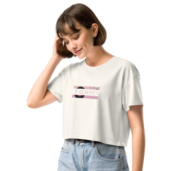 Vinyl/Headphones - I M H O T Mirrored crop top - Image 8