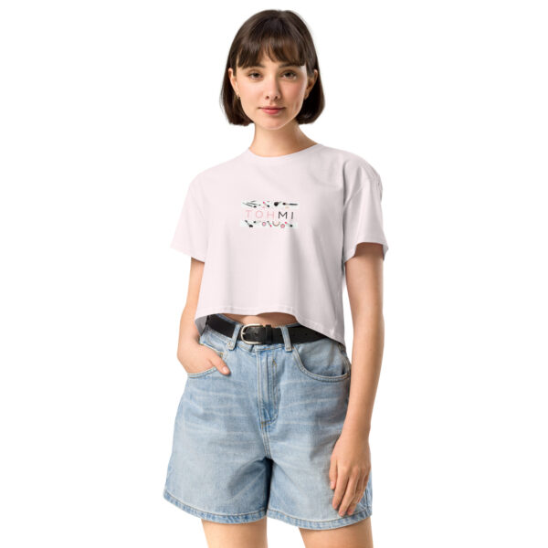 Make Up Print - I M H O T Mirrored crop top - Image 7