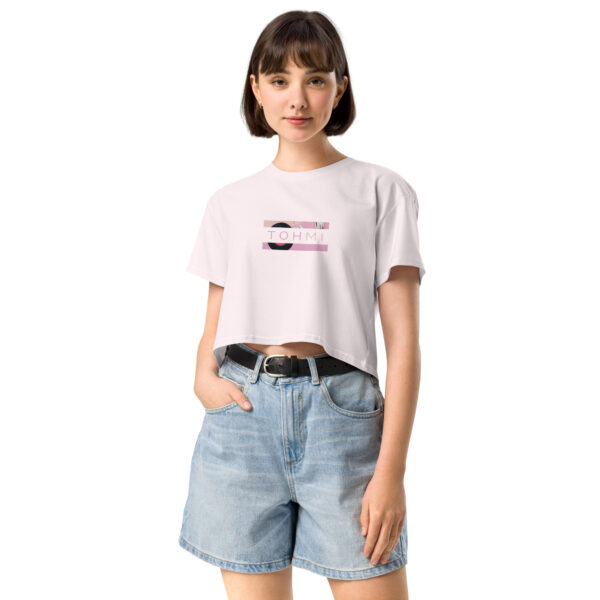 Vinyl/Headphones - I M H O T Mirrored crop top - Image 5
