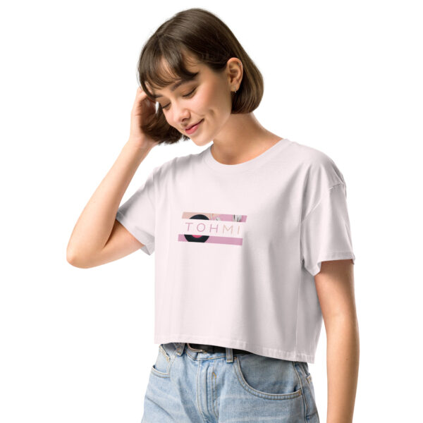 Vinyl/Headphones - I M H O T Mirrored crop top - Image 6