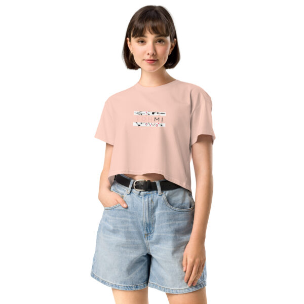 Make Up Print - I M H O T Mirrored crop top - Image 5