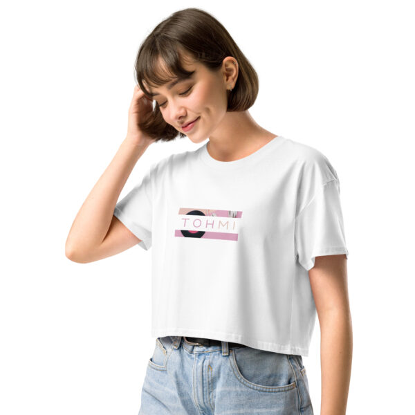 Vinyl/Headphones - I M H O T Mirrored crop top - Image 10